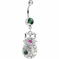 BodyCandy Sparkling Pineapple Belly Ring — main product shot
