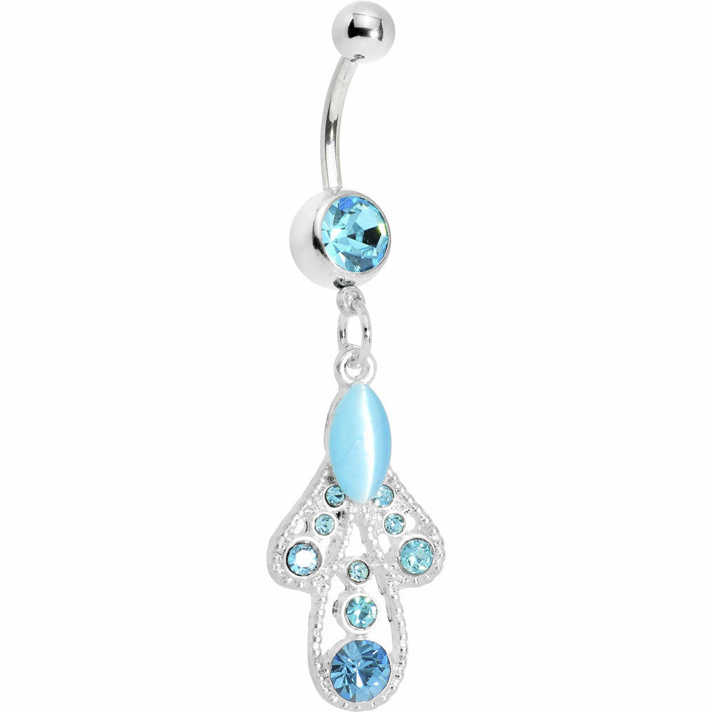 BodyCandy Blue Moonlit Enchantment Belly Ring — main product shot