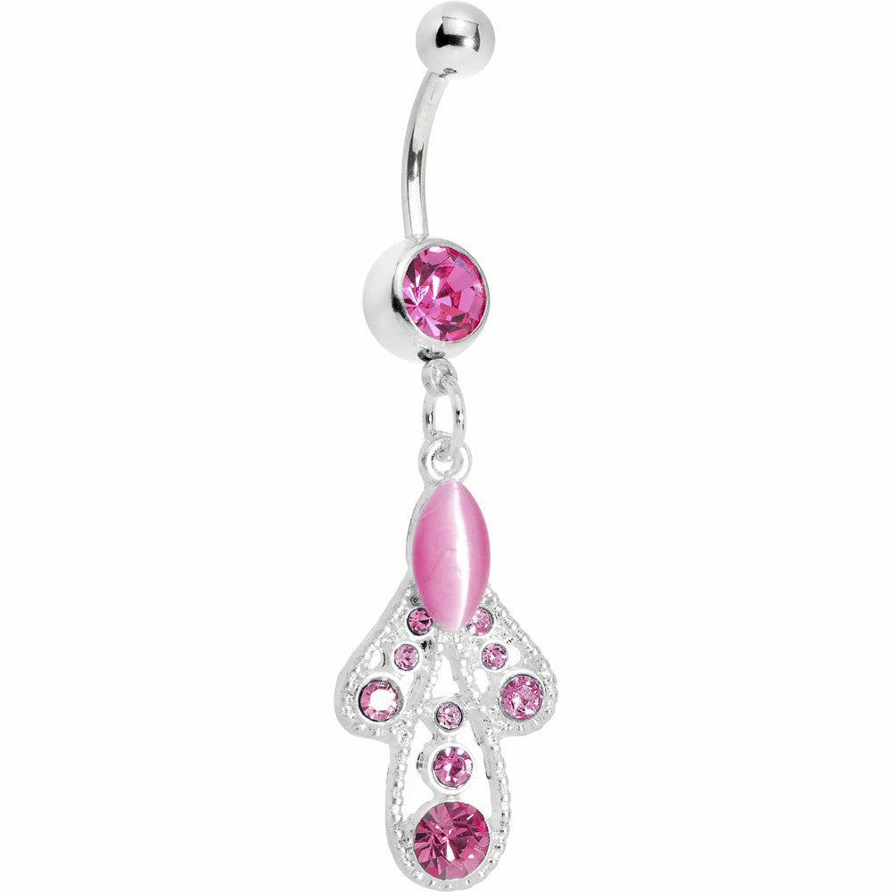 BodyCandy Pink Moonlit Enchantment Belly Ring — main product shot