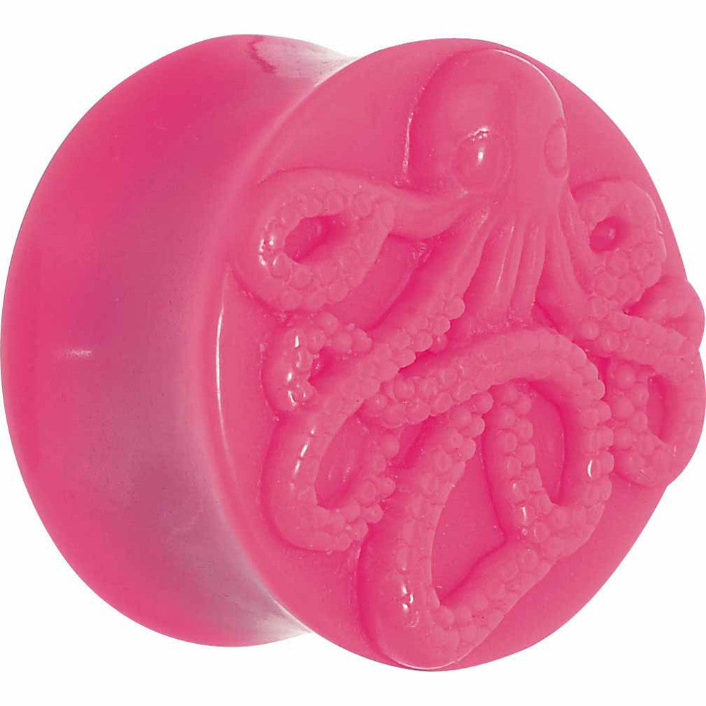 BodyCandy 20mm Pink Acrylic Octopus Plug — main product shot