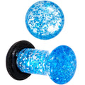 BodyCandy 6G Blue Acrylic Ultra Glitter Plug Set — main product shot