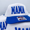 Coco & Rho Mama Puff Blue + White - Trucker Hat — main product shot