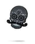 Blackout Sugar Skull Ball Marker – Pins and Aces, view 2