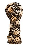 Bourbon Barrel Driver Cover – Pins and Aces, view 2