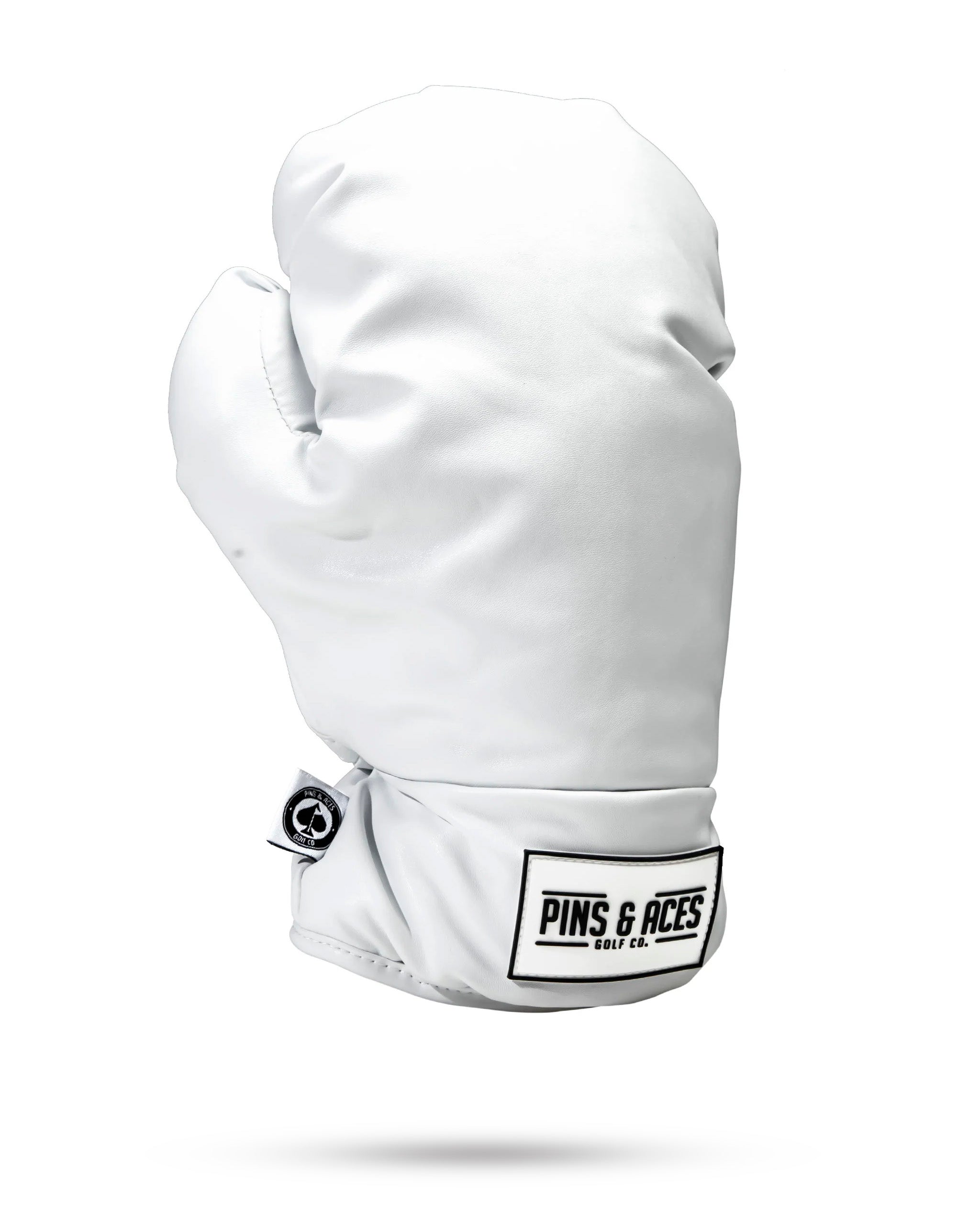 Pins and Aces Boxing Glove White - Driver Cover — main product shot