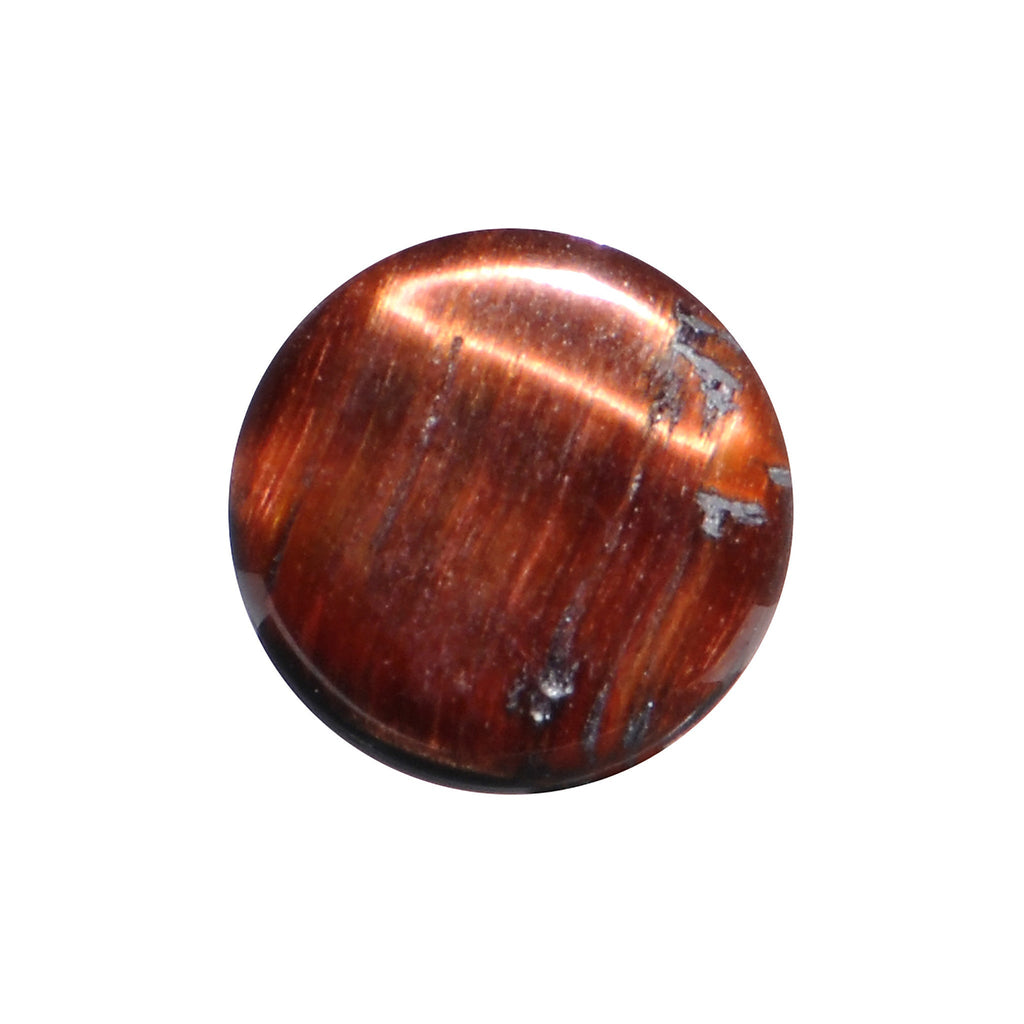 BodyCandy 2G Red Tiger Eye Natural Stone Plug — detail close-up