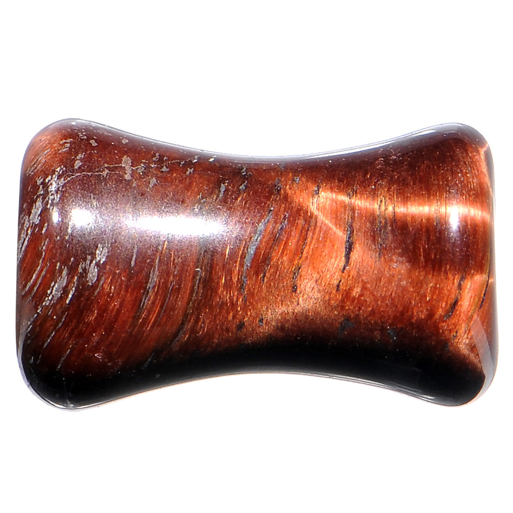 BodyCandy 2G Red Tiger Eye Natural Stone Plug — lifestyle context