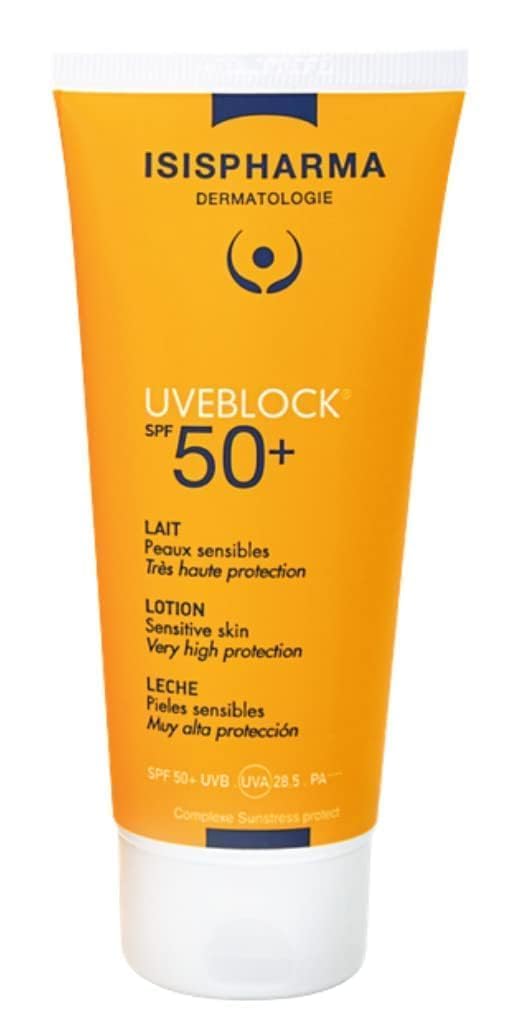Isis Pharma Uveblock Hydra Lotion SPF 50+ - Non-Greasy, Moisturizing Sunscreen for the Whole Family