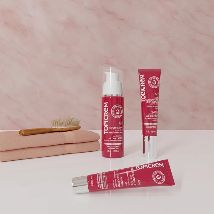 Topicrem Anti-Aging Facial Fluid - Hydrates, Firms & Brightens Normal to Combination Skin