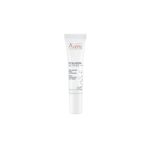 Avene Hyaluron Activ B3 Eye Cream: Triple Correction for Dark Circles, Wrinkles & Sensitive Skin - Hydrating Hyaluronic Acid & Niacinamide Formula