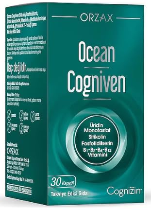 Ocean Cogniven Cognitive Supplement - Brain Health Support with 30 Capsules