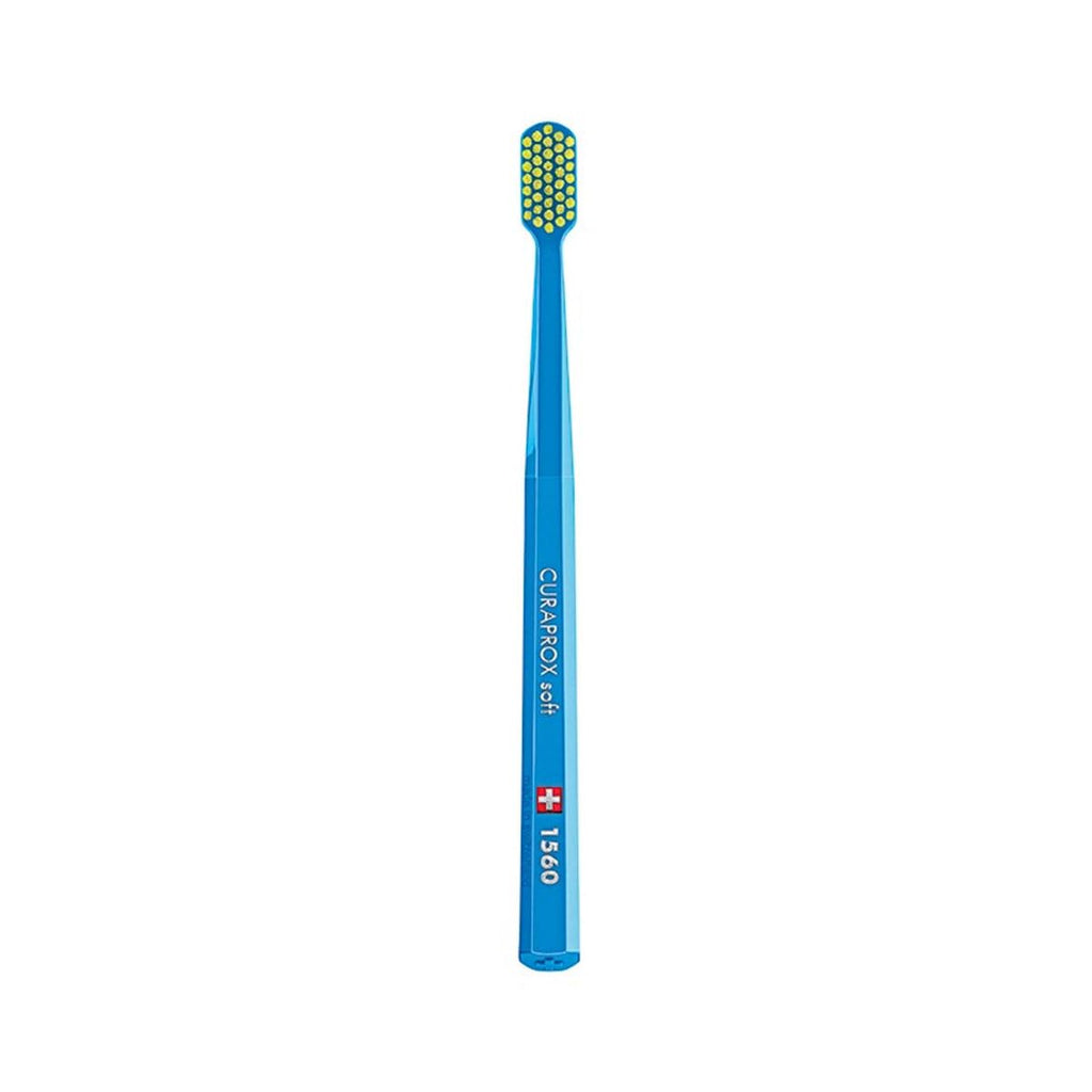 Curaprox CS 1560 Soft Manual Toothbrush for Sensitive Teeth and Gums - Gentle Oral Hygiene, Ultra-Soft Bristles, Dentist-Recommended