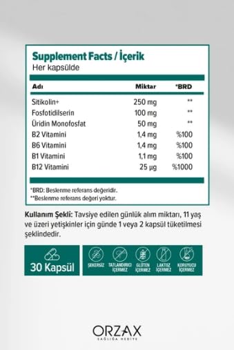 Ocean Cogniven Cognitive Supplement - Brain Health Support with 30 Capsules