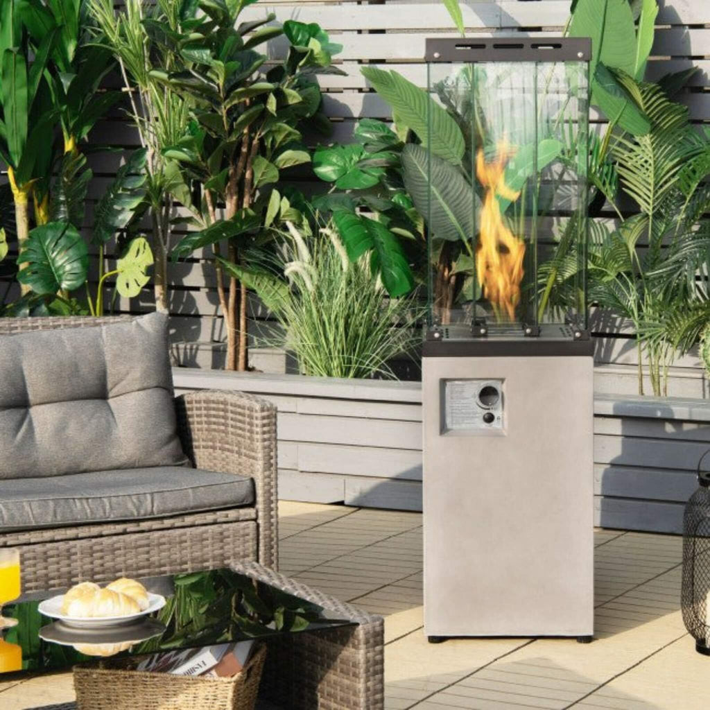 41K BTU Outdoor Propane Gas Patio Heater W/ Lockable Wheels (SAK98052) – SAKSBY WHOLESALE, view 3