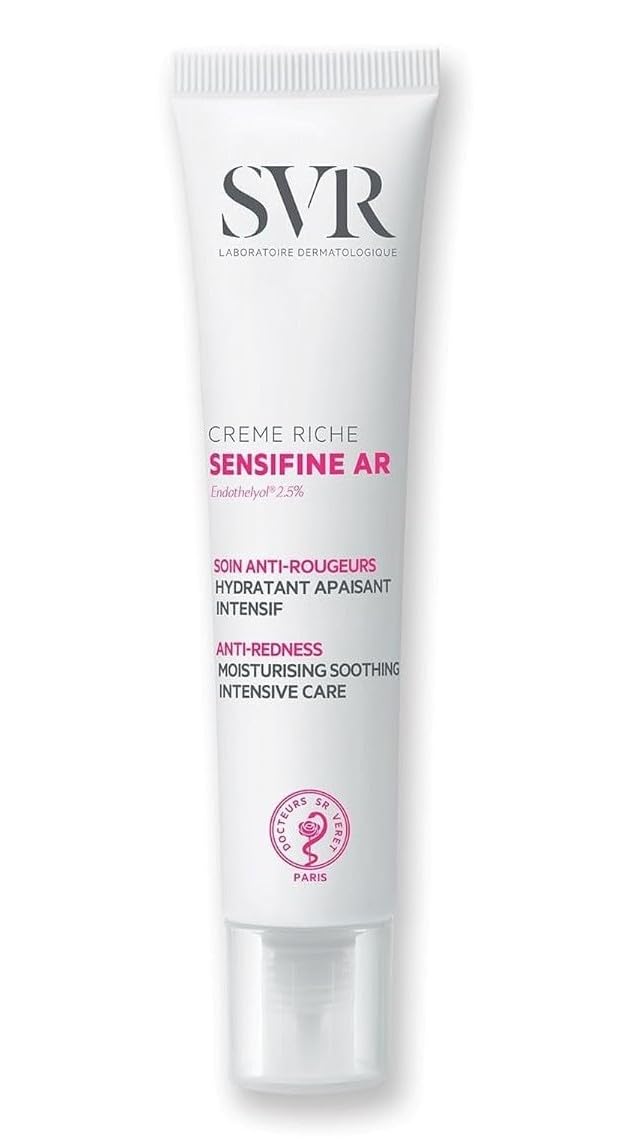 SVR Sensifine AR Creme Riche 40ml - 24-Hour Hydration Moisturizing Cream for Sensitive Skin