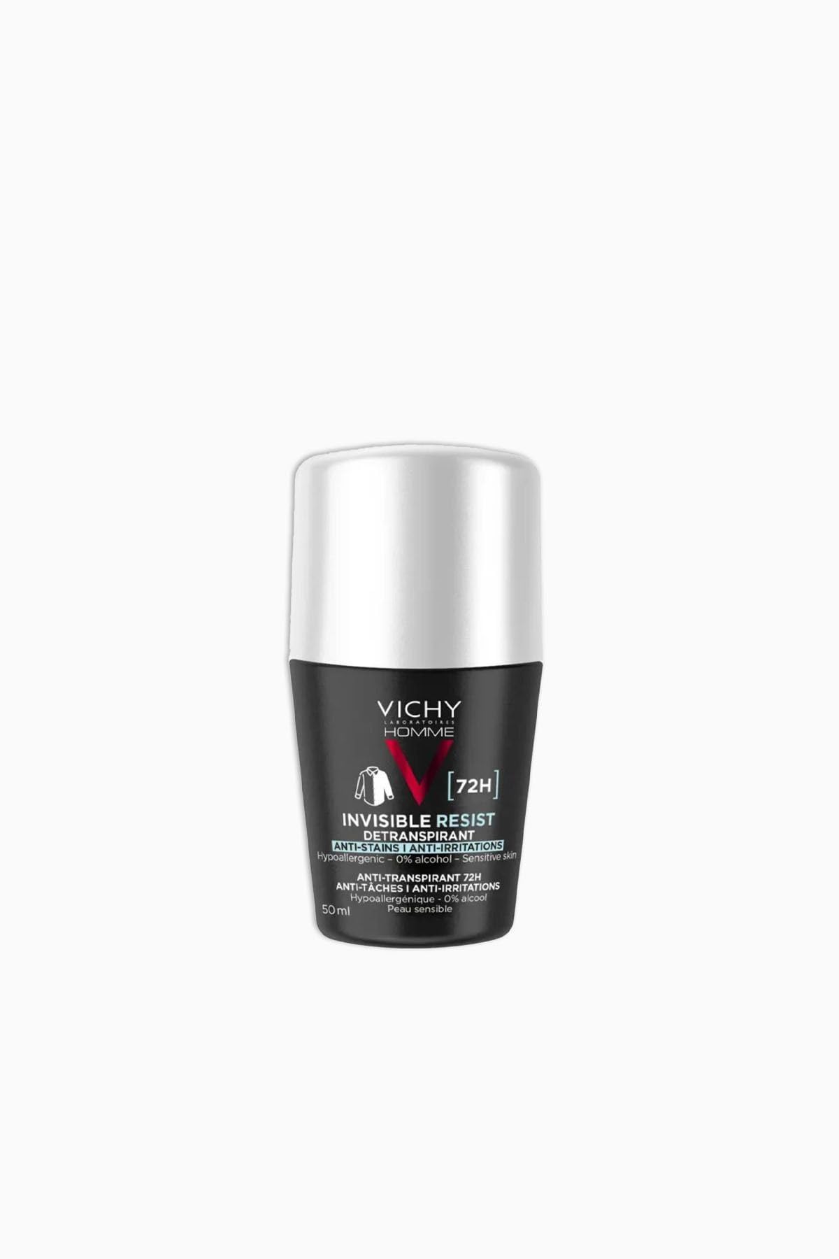 Vichy Homme 72H Long Lasting Deodorant Roll-On for Men - 50ml