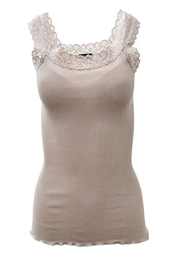 tittimitti BASIC COTTON Free Spirit Premium Quality 100% Cotton Women's Lace Trim Tank Top Made in Italy — packaging