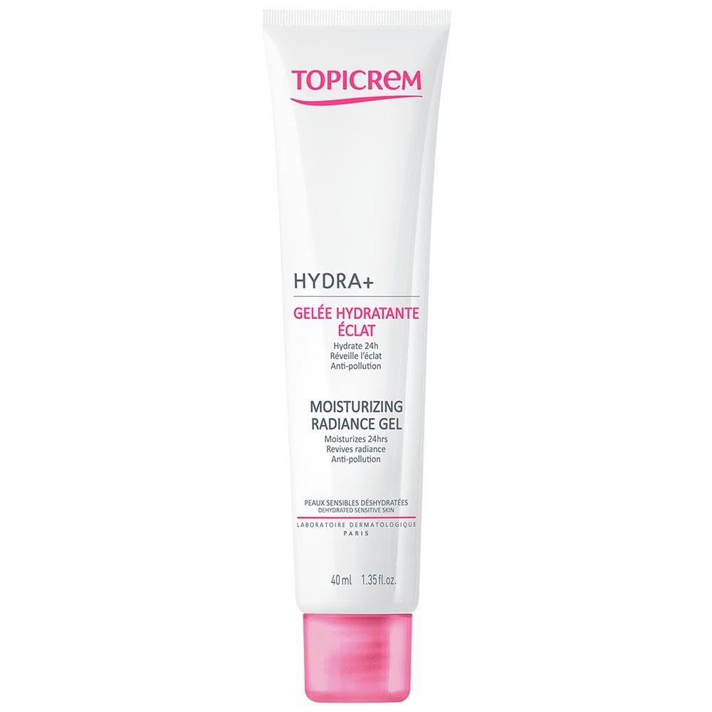 Topicrem Hydra Radiance Gel - 24 Hour Moisturizing Gel Cream for Dry Skin, Non-Greasy, Topicrem Hydra Radiance Gel