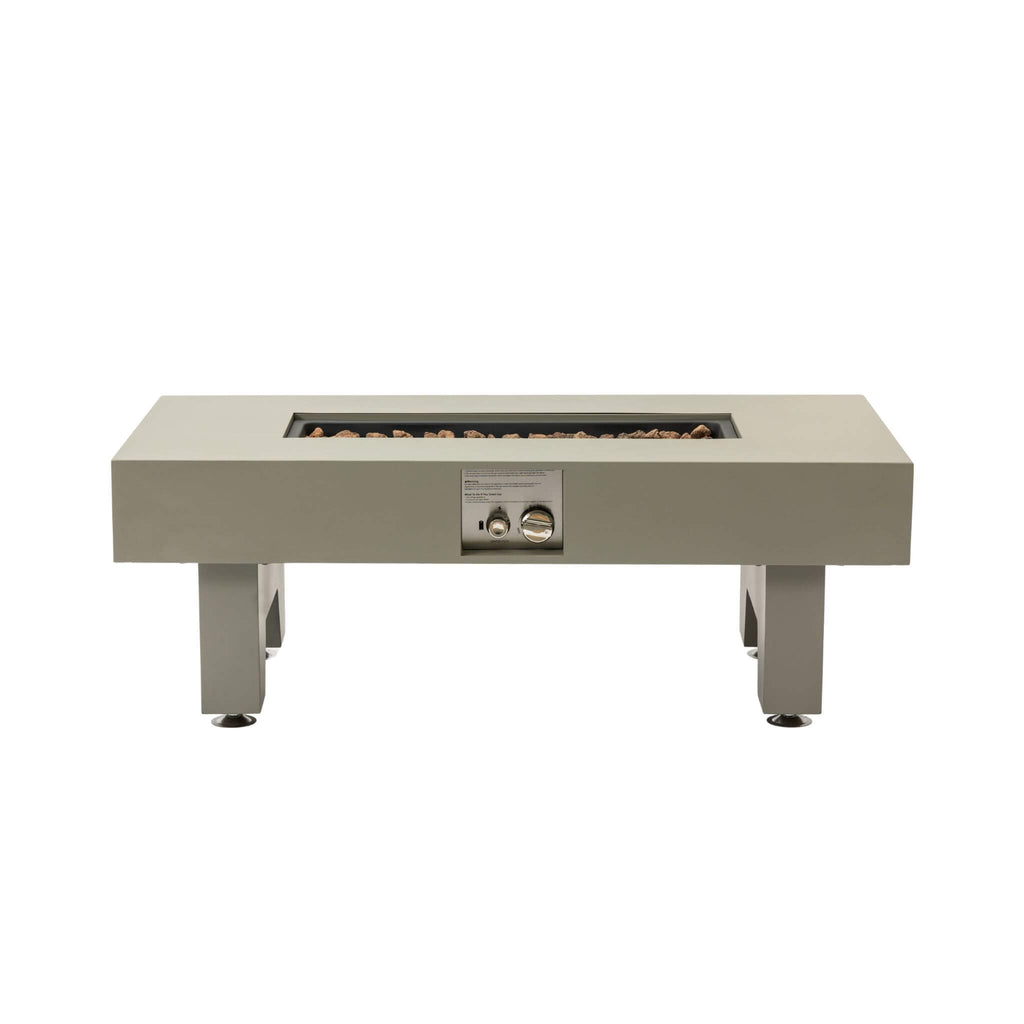 Alora 42-Inch 50K BTU Iron Liquid Propane Fire Pit Table With Glass Stones (SAK63845) – SAKSBY WHOLESALE, view 12