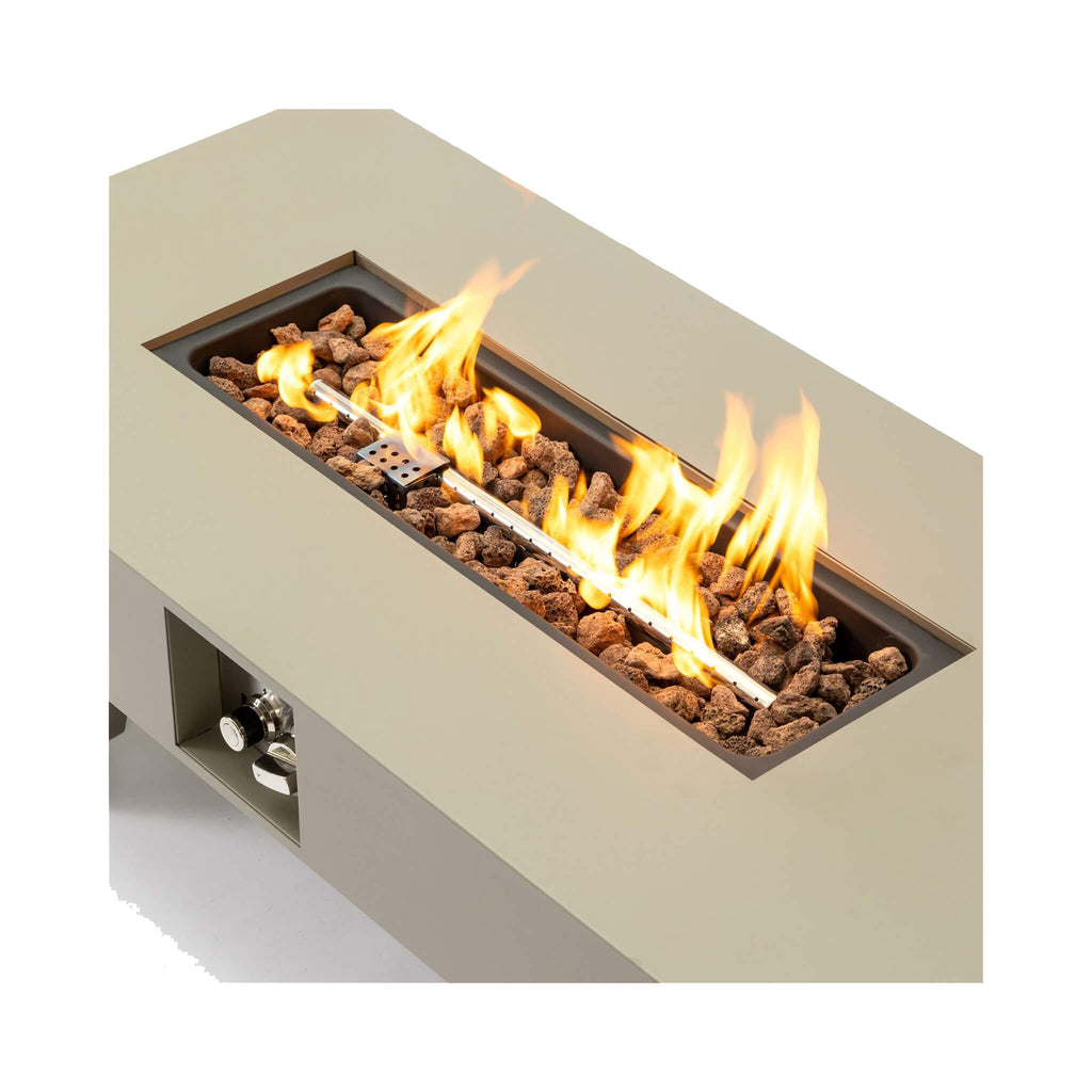 Alora 42-Inch 50K BTU Iron Liquid Propane Fire Pit Table With Glass Stones (SAK63845) – SAKSBY WHOLESALE, view 6