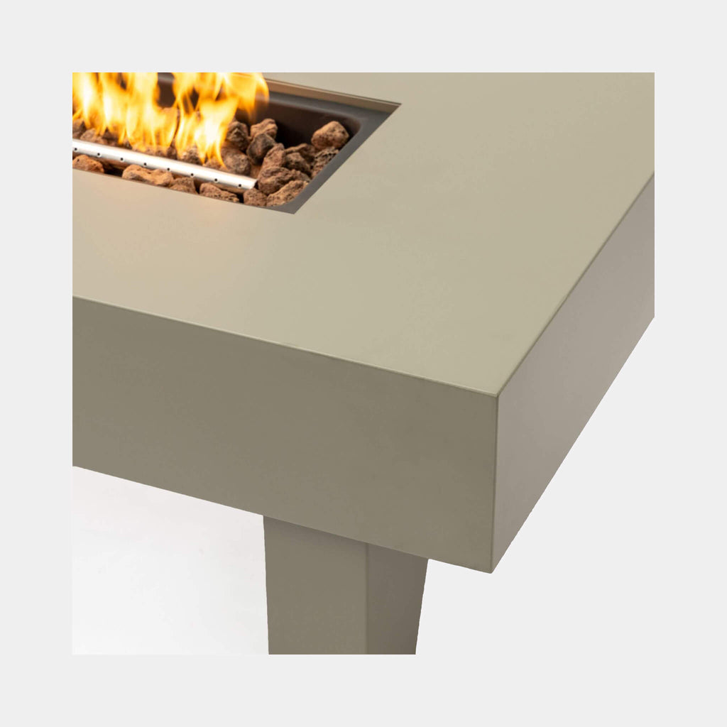 Alora 42-Inch 50K BTU Iron Liquid Propane Fire Pit Table With Glass Stones (SAK63845) – SAKSBY WHOLESALE, view 4
