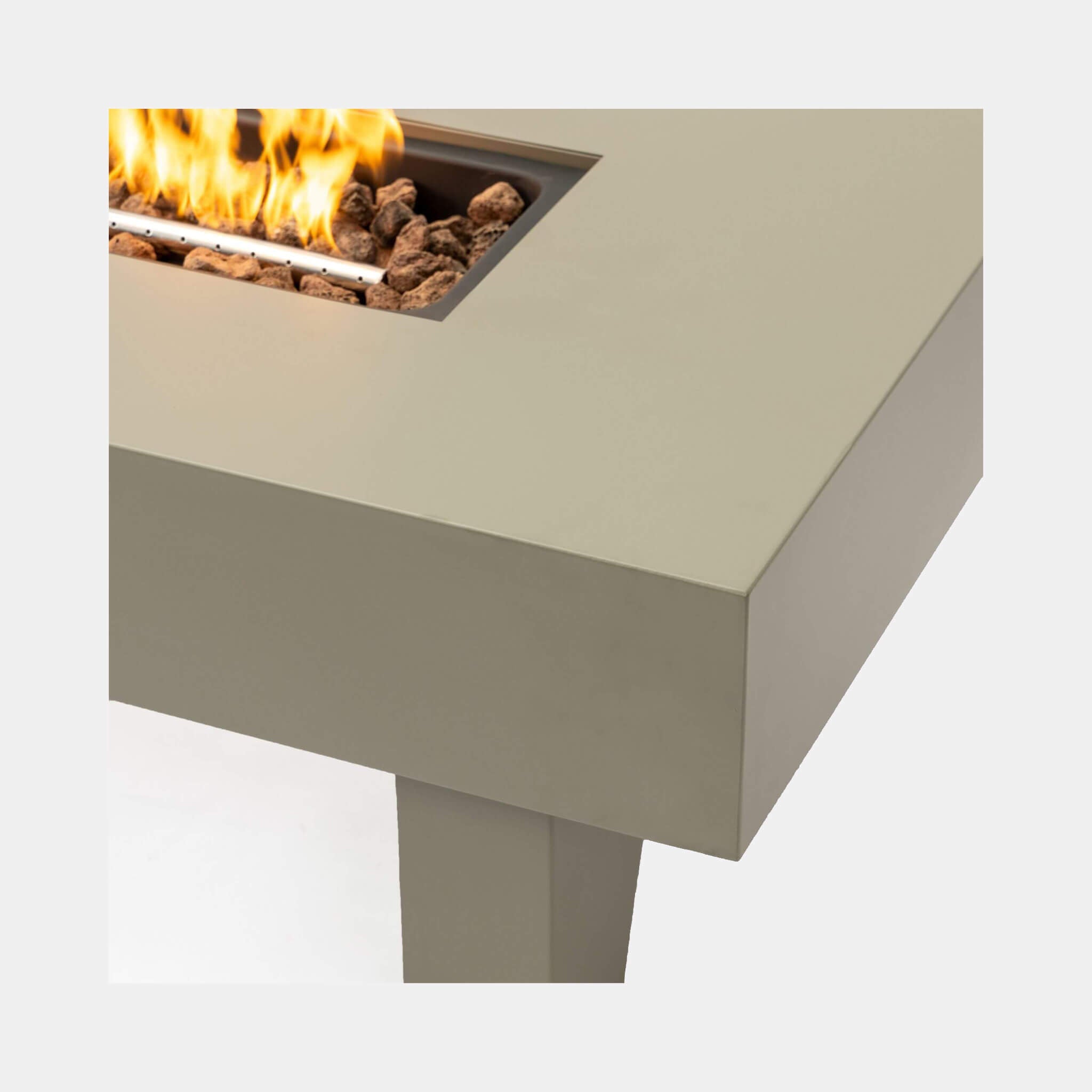 Alora 42-Inch 50K BTU Iron Liquid Propane Fire Pit Table With Glass Stones (SAK63845) – SAKSBY WHOLESALE, view 4