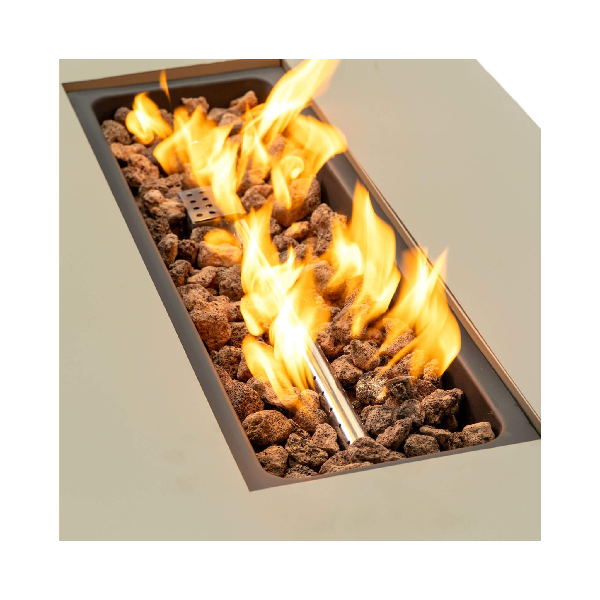 Alora 42-Inch 50K BTU Iron Liquid Propane Fire Pit Table With Glass Stones (SAK63845) – SAKSBY WHOLESALE, view 8