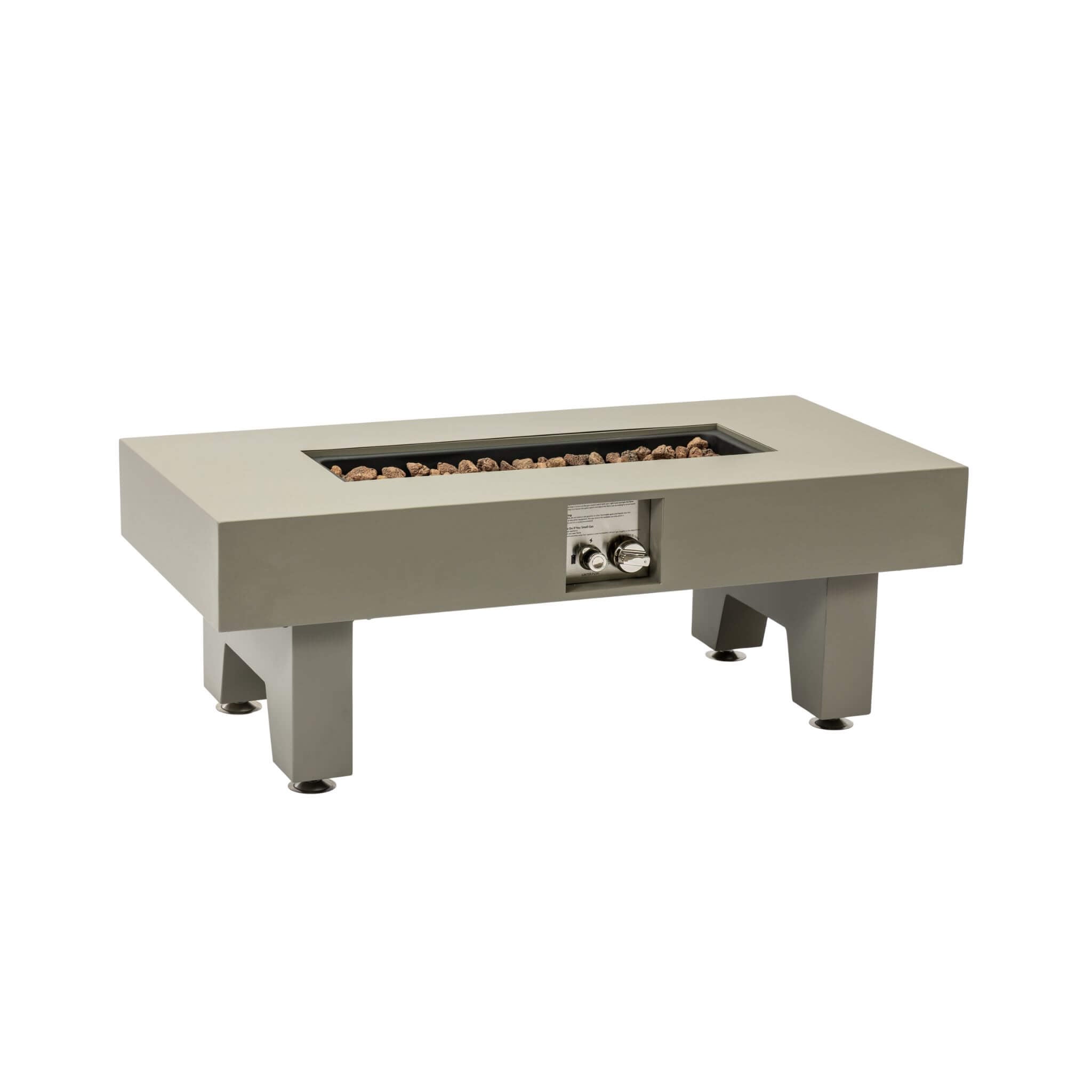 Alora 42-Inch 50K BTU Iron Liquid Propane Fire Pit Table With Glass Stones (SAK63845) – SAKSBY WHOLESALE, view 9