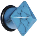 BodyCandy 9/16 Turquoise Semi Precious Stone Pyramid Top Plug — main product shot