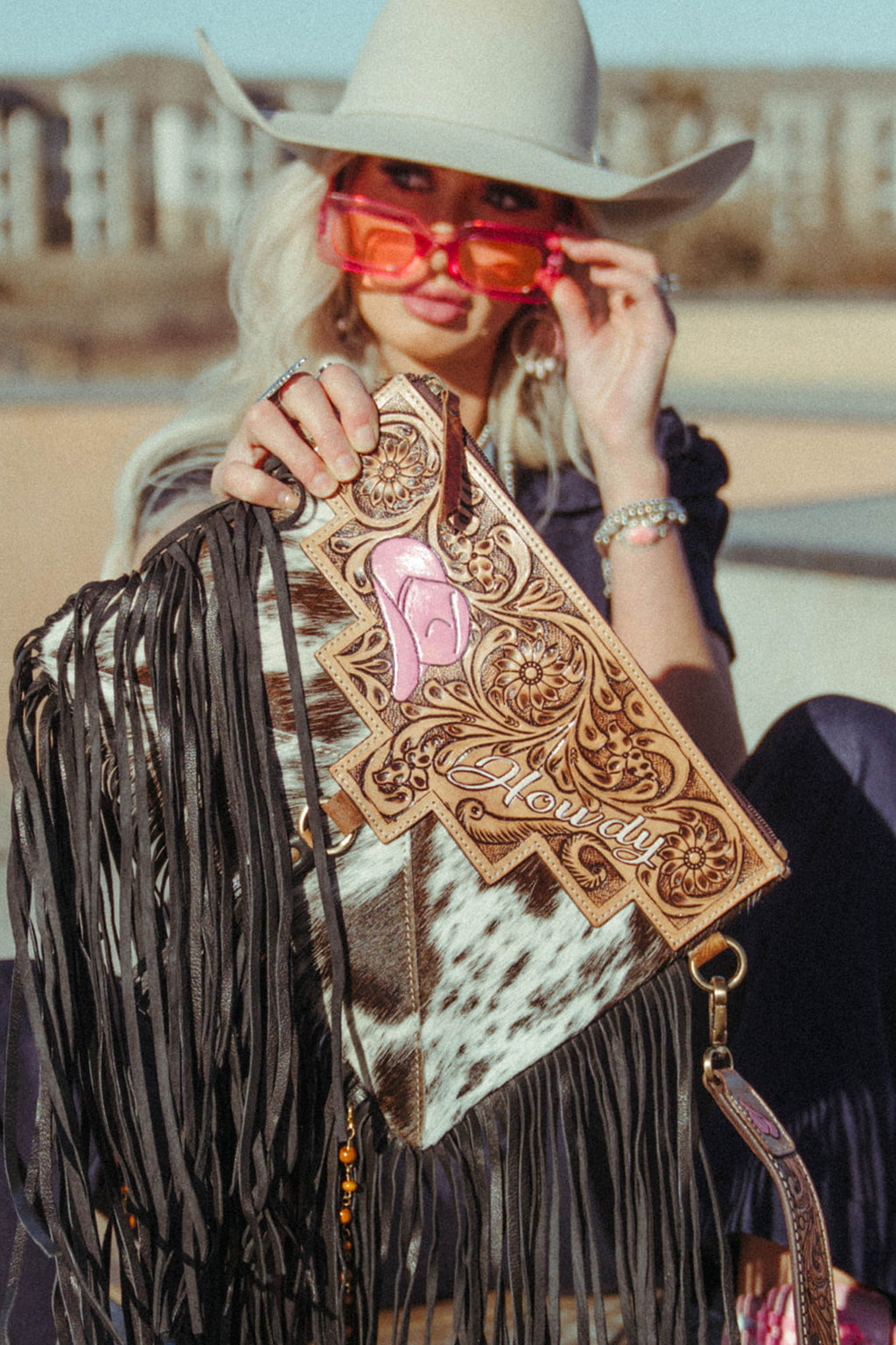 Haute Southern Hyde The Howdy Purse a Haute Southern Hyde by Beth Marie Exclusive — fabric or material detail