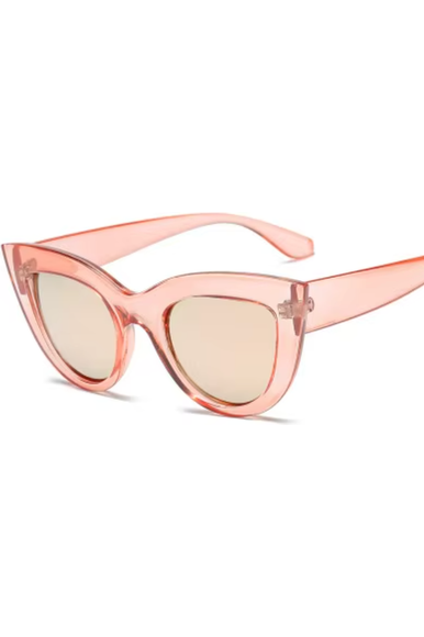 Pretty Little Patriot Pretty Little Patriot Rose Blush Sunglasses — construction detail
