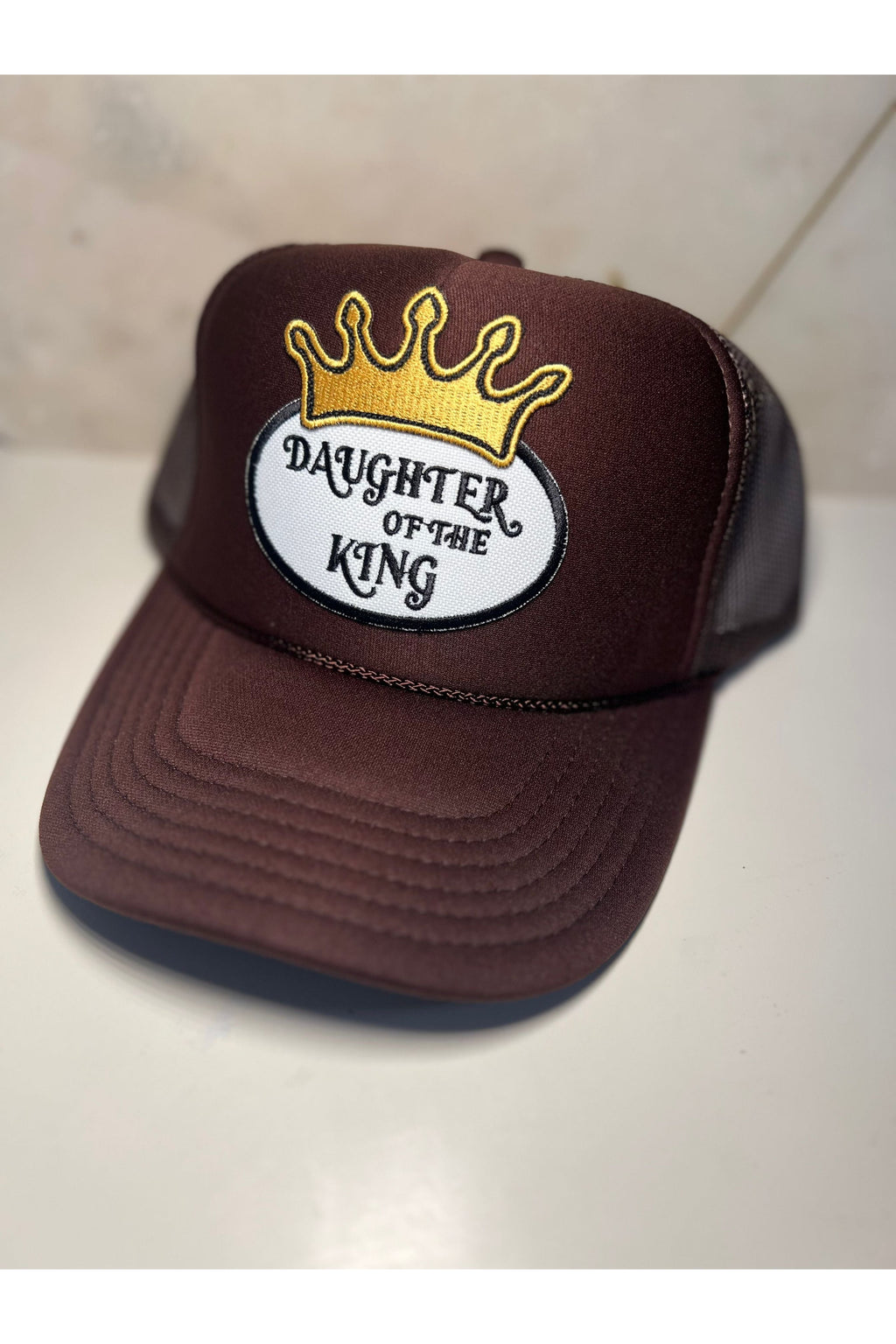 Pretty Little Patriot Pretty Little Patriot Daughter Of The King Patch Trucker Hat -clearance — product category context