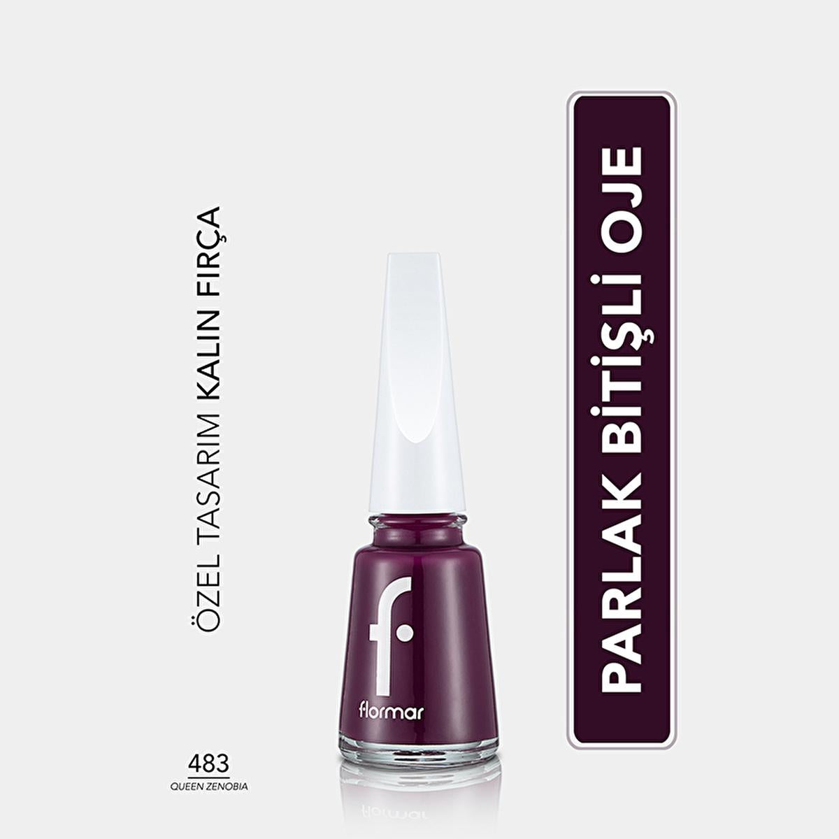 Flormar Nail Enamel - Long-Lasting, Vibrant Nail Color with Nail Care Benefits