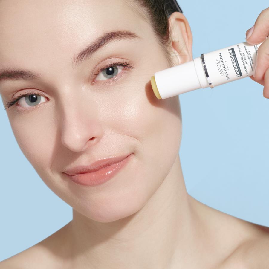 Esthederm Institut Photo Reverse Stick SPF 50+ Sunscreen - Anti-Dark Spot, Portable Sun Protection for Sensitive Skin