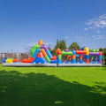 42FT Commercial Inflatable Obstacle Course With Dual Water Slide (SAK31587) – SAKSBY WHOLESALE
