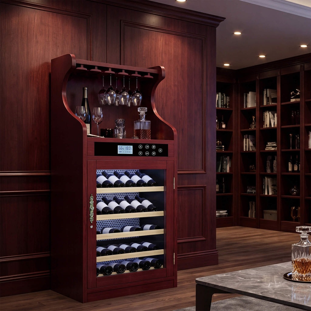 Nuvia Luxury 43-Bottle Freestanding Low Noise Wine Cooler Cabinet (SAK56084) – SAKSBY WHOLESALE, view 11