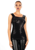 tittimitti EGI Exclusive Merino Wool Blend Lurex Sleeveless Top. Proudly Made in Italy. — main product shot