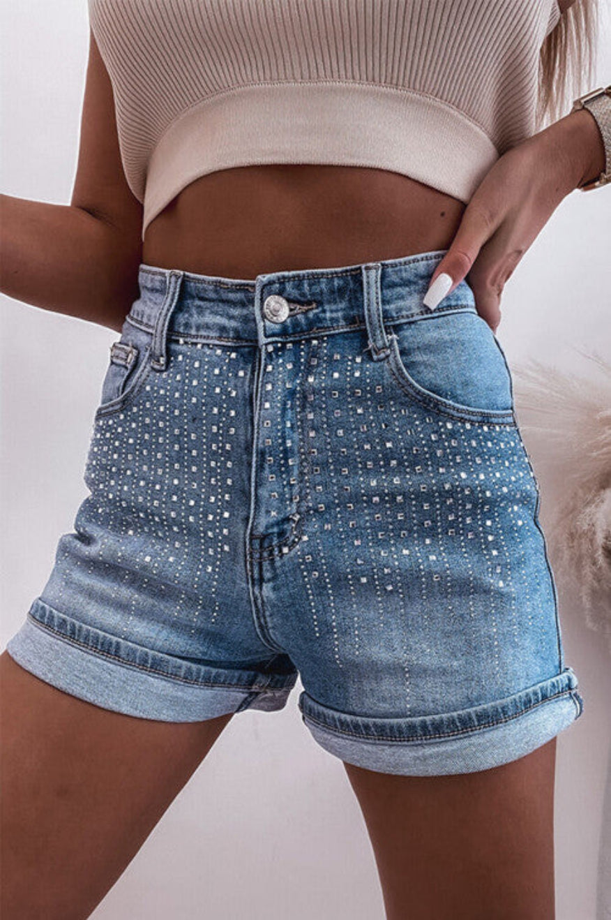 Pretty Little Patriot Pretty Little Patriot Rhinestone Denim Shorts — product category context