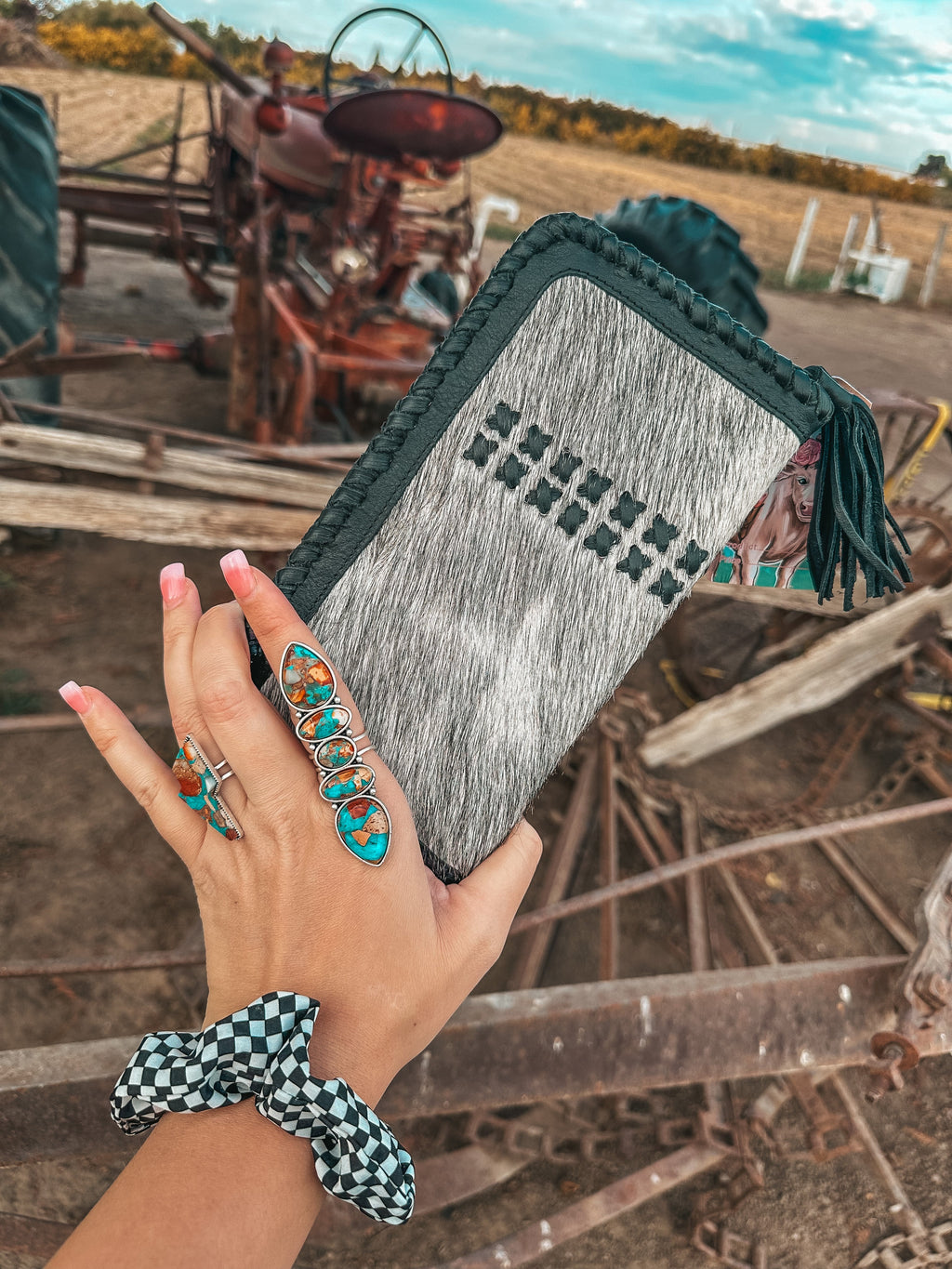 Haute Southern Hyde The Hazy Wesson (Black Leather) Wallet a Haute Southern Hyde by Beth Marie Exclusive — lifestyle context