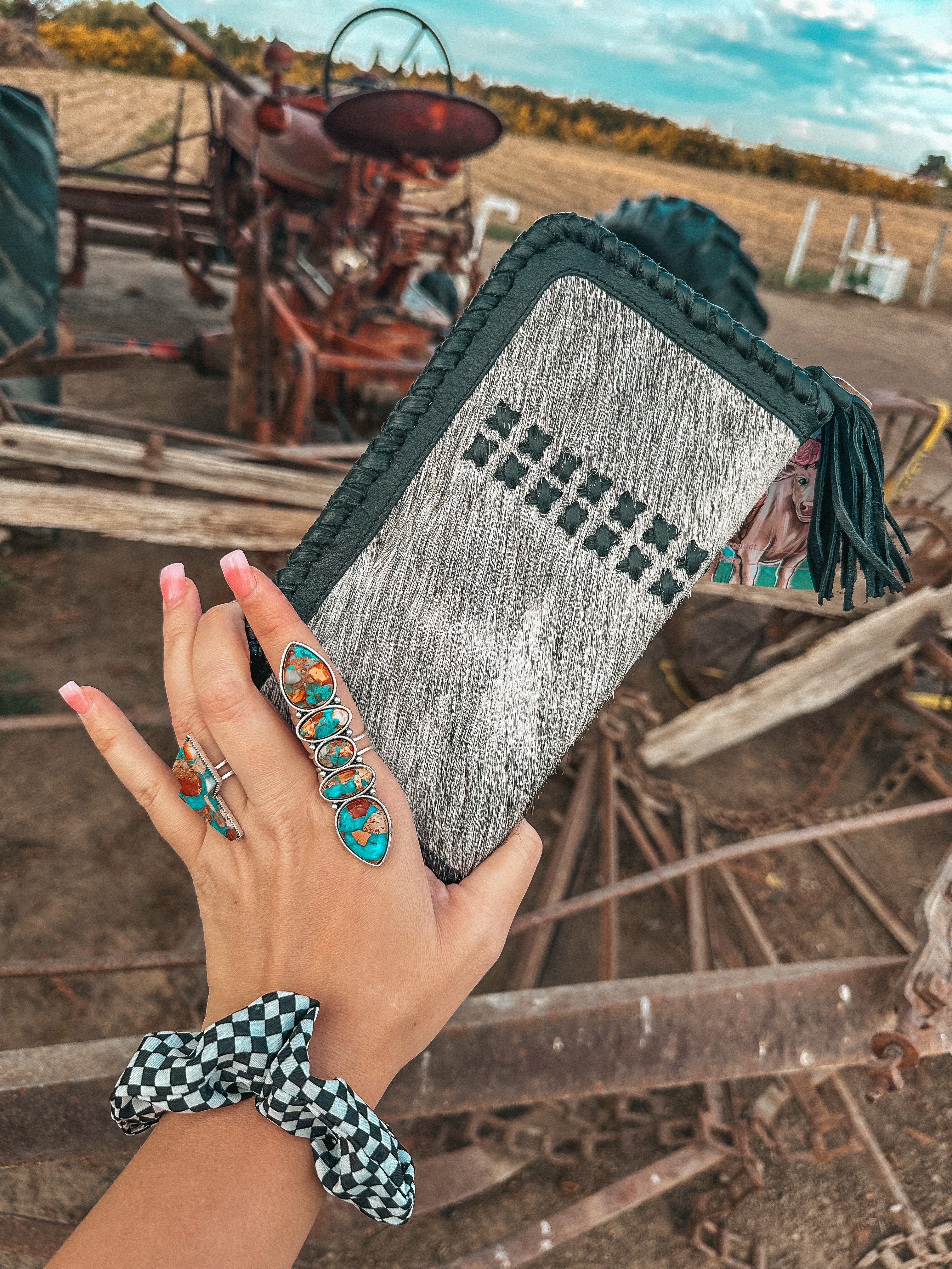 Haute Southern Hyde The Hazy Wesson (Black Leather) Wallet a Haute Southern Hyde by Beth Marie Exclusive — lifestyle context