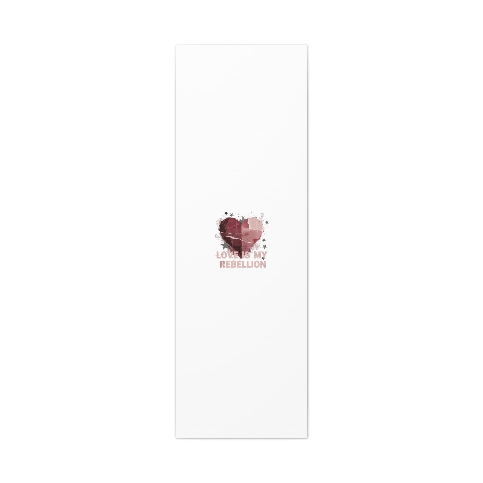 Love Is My Rebellion Canvas | Soft Grunge Hearts, Distressed Valentine Collage