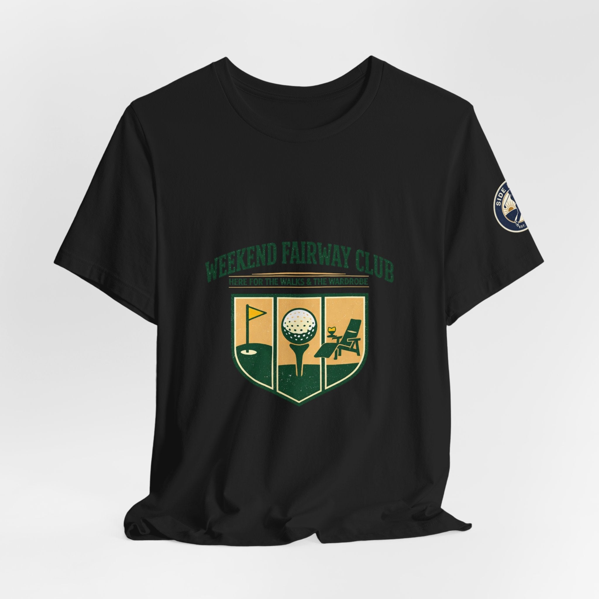 Tristan’s Treehouse Weekend Fairway Club Tee | golf aesthetic, country-club core — comparison shot