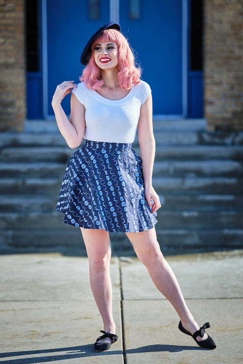 Let's Phase It Skater Skirt - 1X only, 1 left!