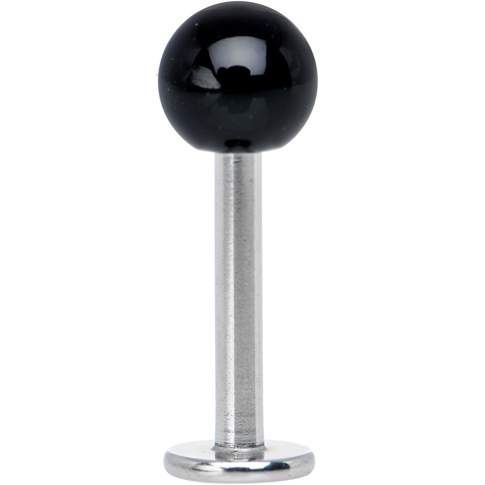 BodyCandy Acrylic Black Ball Still Waters Labret — main product shot