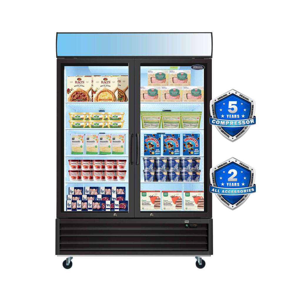 44.7 Cu.Ft Commercial Glass Door Merchandiser Freezer With LED Display (SAK39478) – SAKSBY WHOLESALE, view 4