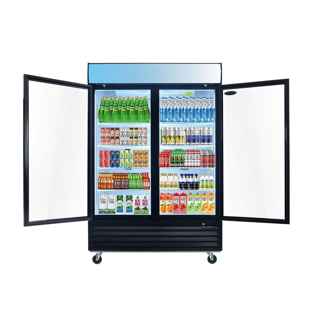 44.7 Cu.Ft Double-Door Commercial Display Merchandising Refrigerator (SAK54692) – SAKSBY WHOLESALE