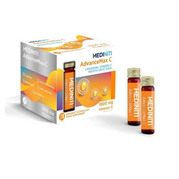 Mediniti AdvanceMax C 1000mg Vitamin C 20 Bottles