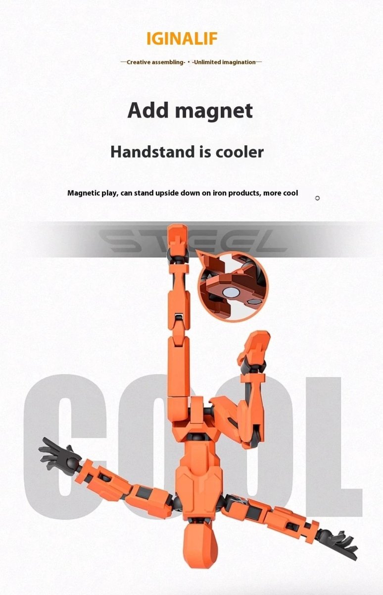Multi-Jointed Shapeshift Robot - 3D Printed Action Model Toy