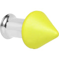 BodyCandy 2G Yellow Neon Cone Stainless Steel Plug — main product shot