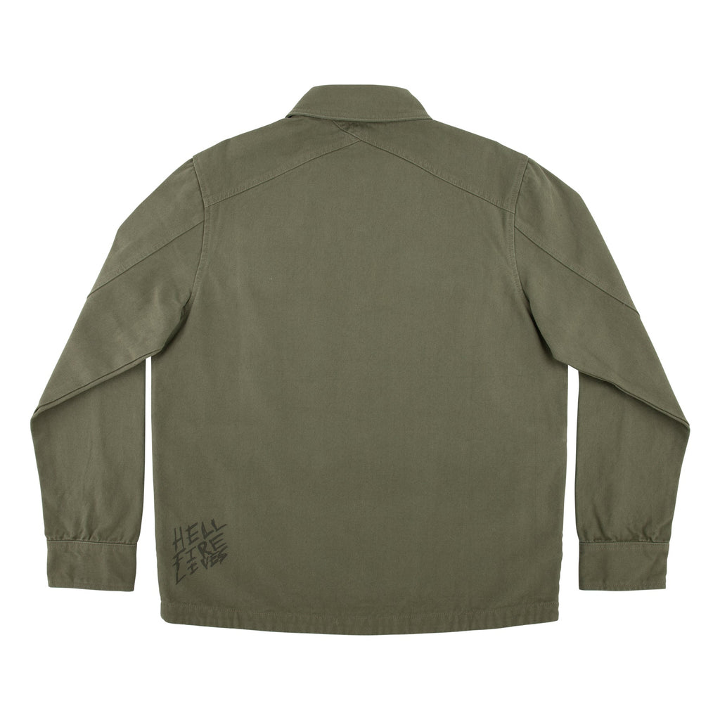 Santa Cruz x Stranger Things Crawl Military Jacket - Army